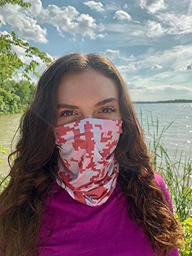 BASSDASH UPF 50+ UV Sun Protection Neck Gaiter Fishing Mask Hunting Kayaking Hiking Cycling Ski Sports