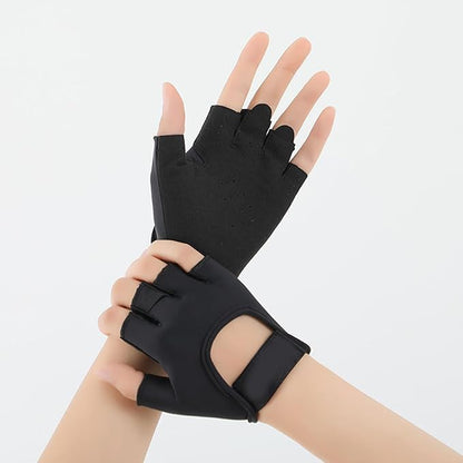 2Pcs Five Finger Fitness Exercise Glove Workout Nonslip Silicone Man Women Weightliftings Weightliftings Glove