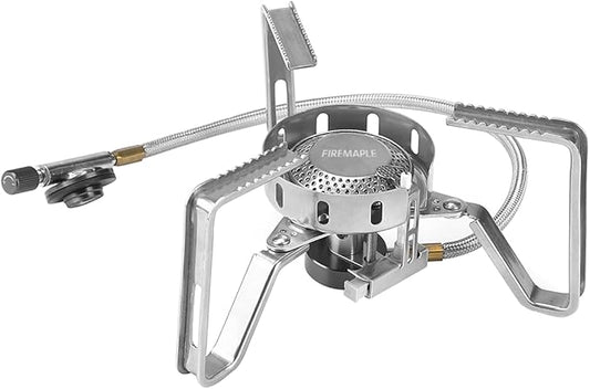 Fire-Maple FMS-125 PRO Gas Stove – Compact High-Powered Backpacking Stove with Wind-Resistant Flame, Stable Detachable Design, Electric Ignition – Lightweight & Durable for Camping & Hiking