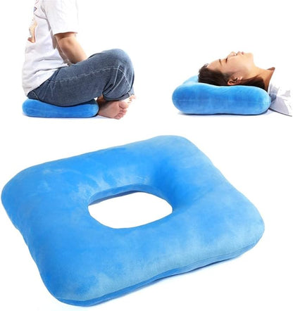 Donut Pillow Tailbone Pain Relief Cushion Bed Sores,Butt Donut Pillow Anti-Decubitus Pad-Breathable for Hemorrhoids,After Surgery,Pregnancy, Pressure Sores.