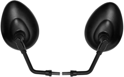 10mm Motorcycle Rearview Mirror Compatible with Indian Chief Classic 2014-2022 Chieftain 2014-2022, Roadmaster Scout Bobber 2015-2022 (black)