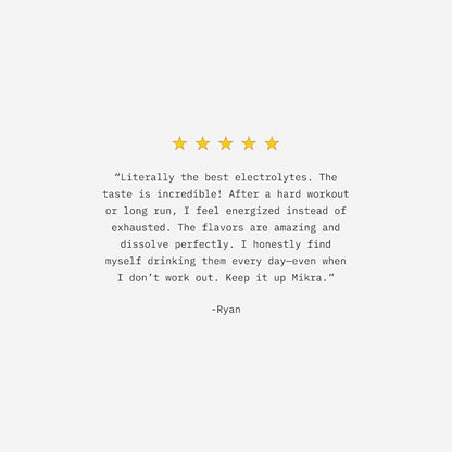 Mikra Hydrate Electrolytes Powder Packets, Sugar Free Hydration Powder Sticks, Naturally Flavored Electrolyte Drink Mix for Needed Hydration Support, Daily Wellness & Workout, Blue Raspberry, 24 Pack