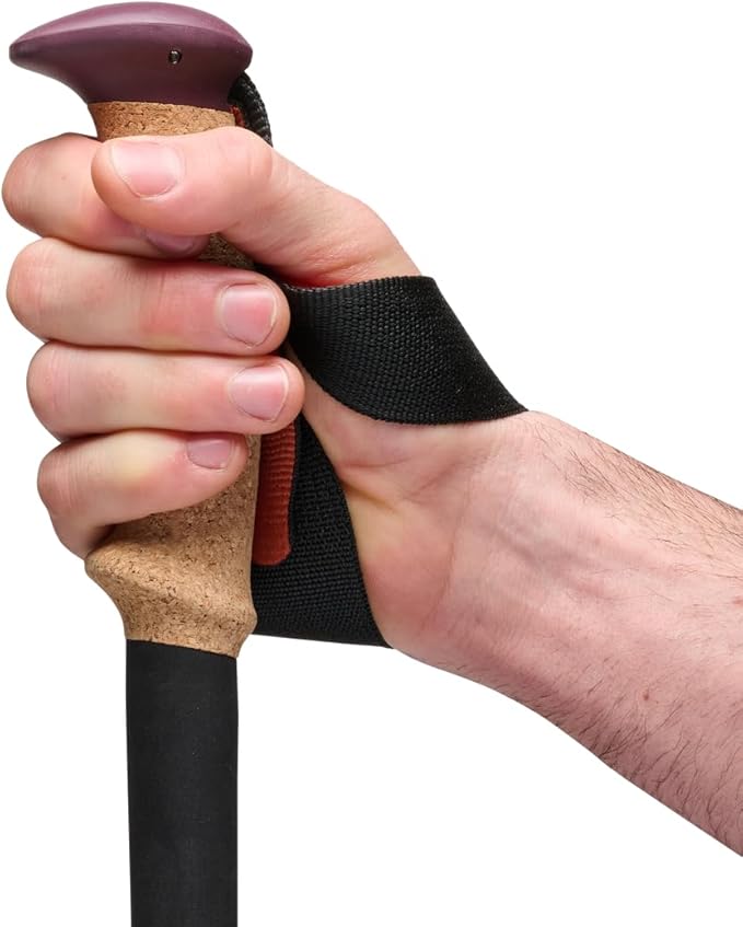 BLACK DIAMOND Trail Cork Trekking Poles (Pair) | Lightweight Collapsible Aluminum Hiking Poles | Natural Cork Grips | FlickLock Adjustable Shafts for All-Season Stability