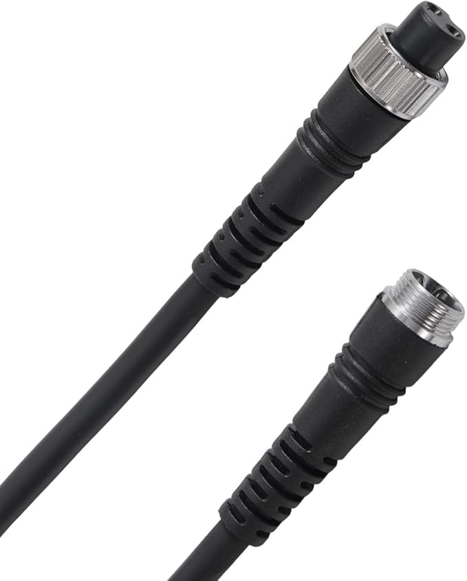 1.5FT Electric Fishing Reel Battery Cable, Durable PVC Battery Power Cord Compatible with Daiwa Tanacom Seaborg Leobritz Shimano Beastmaster Plays Ple Mio Series