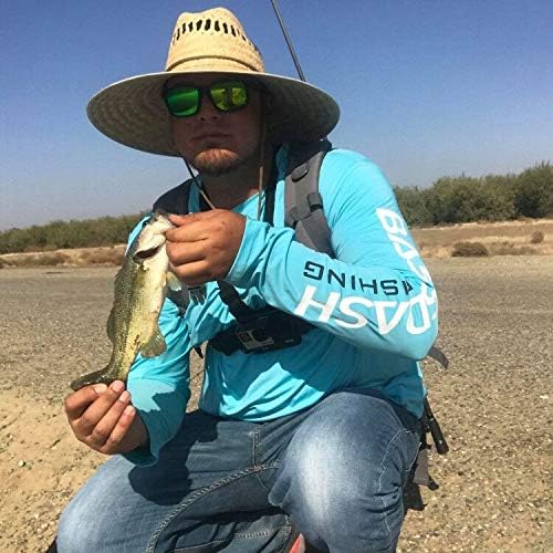 BASSDASH Fishing T Shirts for Men UV Sun Protection UPF 50+ Long Sleeve Tee T-Shirt