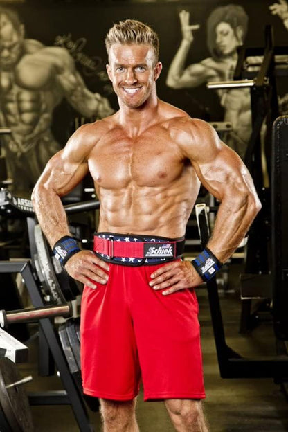 Schiek Sports Model 2004 Nylon 4 3/4" Weight Lifting Belt - Black