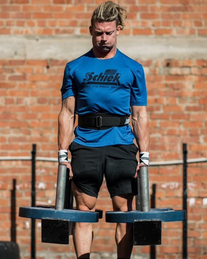 Schiek Sports Model 2004 Nylon 4 3/4" Weight Lifting Belt - Black