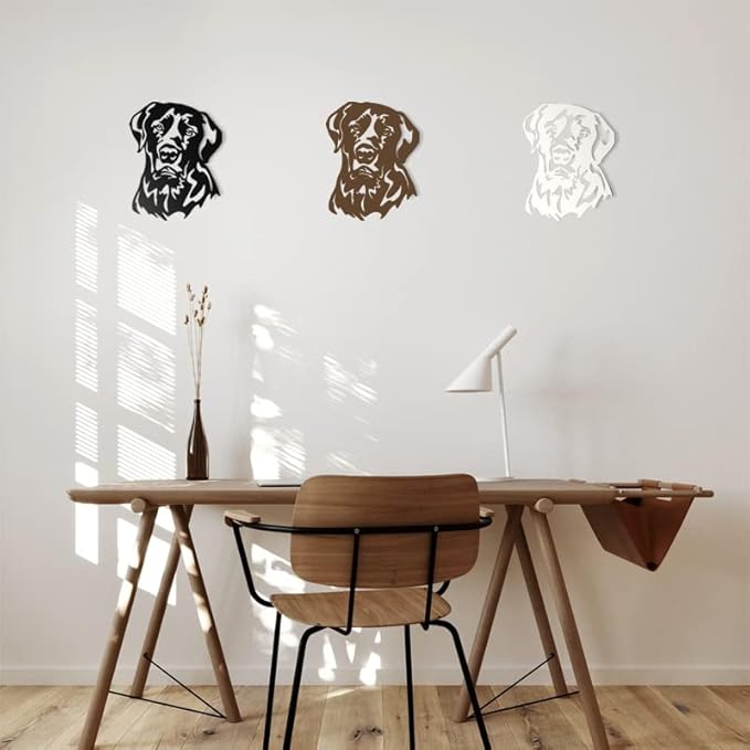 Labrador Dog Head Wall Hanging Resin Silicone Mold, Dog Epoxy Casting Mold for Home Office Wall Hanging, DIY Crafts Door Wall Art Party Pet Decoration