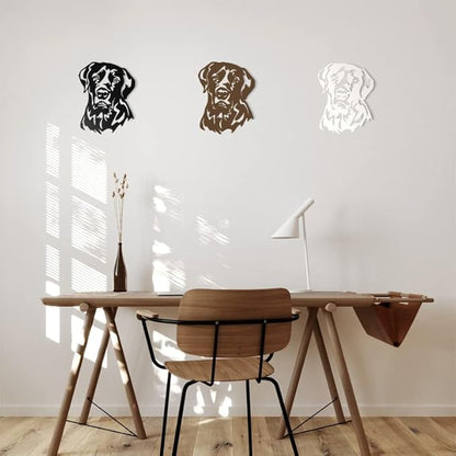 Labrador Dog Head Wall Hanging Resin Silicone Mold, Dog Epoxy Casting Mold for Home Office Wall Hanging, DIY Crafts Door Wall Art Party Pet Decoration