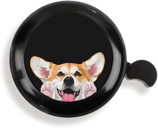 WIRESTER Cute Aluminum Round Bike Bell, Classic Ring Bicycle Bell, Bike Accessories Bell Ring for Adults Kids Girls Boys (Black, Red, Blue, Purple)