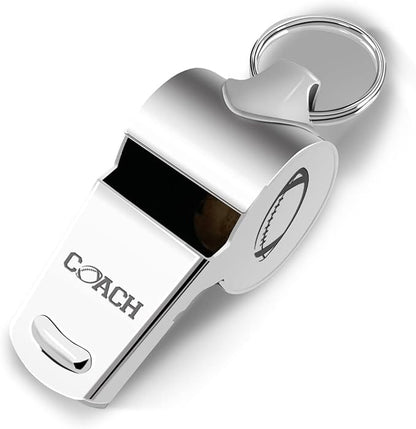 Whistle Football Coach Gifts Whistle for Coaches Teachers Whistle Emergency Coach Referee Lifeguard Loud Whistle for Men Women Teacher Referees Sports Coaches Whistle with Lanyard Cheer Coach Gift.