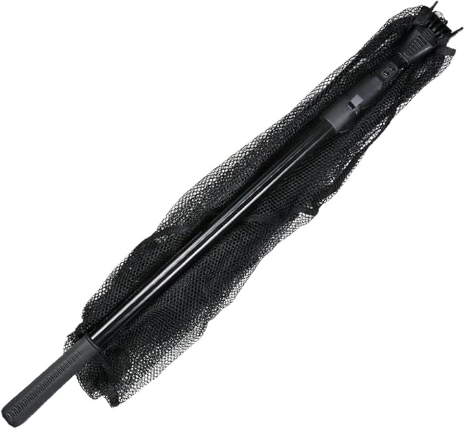 RESTCLOUD Fishing Landing Net with Telescoping Pole Handle, Fishing net Freshwater for Kids Men Women, Extend to 40-63 Inches