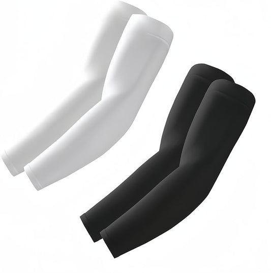 Arm Sleeves, Cooling UV Sun Protection Sports Compression for Men/Women