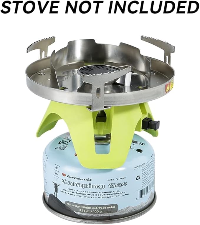 KOMAN Isobutane Fuel Canister 100 Gram Camping Stove Fuel Butane Propane Blend Camping Fuel Gas Canister Butane Fuel Canister Backpacking Stove Fuel (4 Pack)