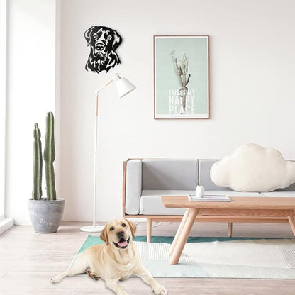 Labrador Dog Head Wall Hanging Resin Silicone Mold, Dog Epoxy Casting Mold for Home Office Wall Hanging, DIY Crafts Door Wall Art Party Pet Decoration