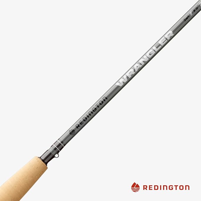 Redington Wrangler Fly Fishing Rod, 4-Piece Fly Rod, Durable Nylon Travel Tube