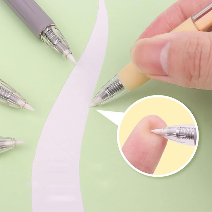 Craft Exacto Knife Craft Cutting Tool Paper Cutter Knife Pen Retractable Hobby Knife Blade Art Utility Precision Paper Cutting Carving Tool w/Pocket Clip for DIY Drawing Scrapbooking Tools