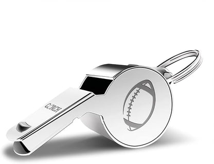 Whistle Football Coach Gifts Whistle for Coaches Teachers Whistle Emergency Coach Referee Lifeguard Loud Whistle for Men Women Teacher Referees Sports Coaches Whistle with Lanyard Cheer Coach Gift.