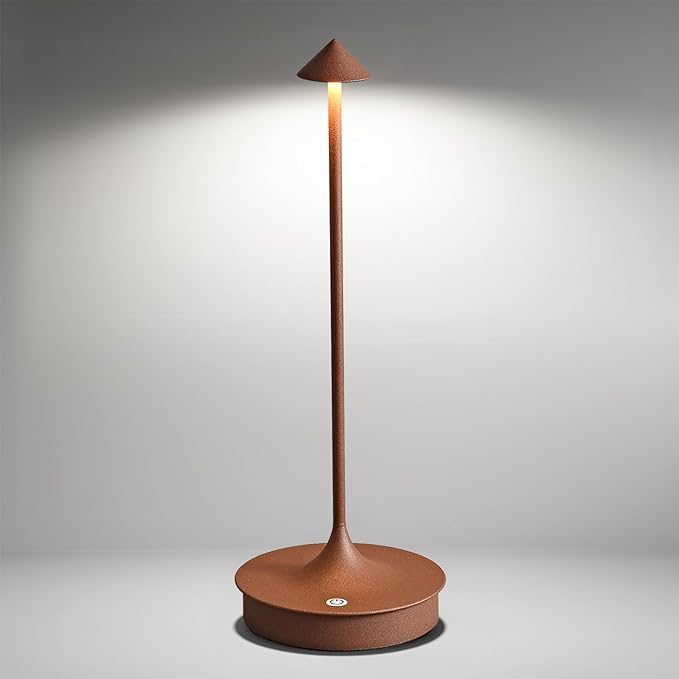 Cordless Table Lamp Rechargeable LED Table Lamps Battery Operated 4000mAh Touch Dimmable Wireless Lamp Waterproof Portable Outdoor Table Light for Restaurants and Dining Home Indoor/Outdoor Use