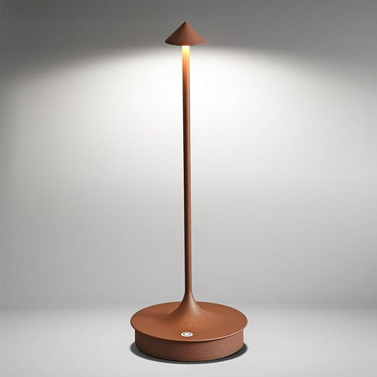 Cordless Table Lamp Rechargeable LED Table Lamps Battery Operated 4000mAh Touch Dimmable Wireless Lamp Waterproof Portable Outdoor Table Light for Restaurants and Dining Home Indoor/Outdoor Use