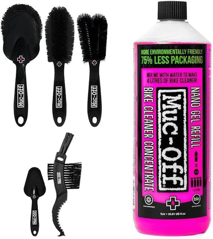 Muc-Off Bike Cleaner Concentrate | Powerful Nano Tech Bike Cleaner | Safe on Carbon Fibre, Biodegradable Formula for Bicycle and Motorcycle Cleaning