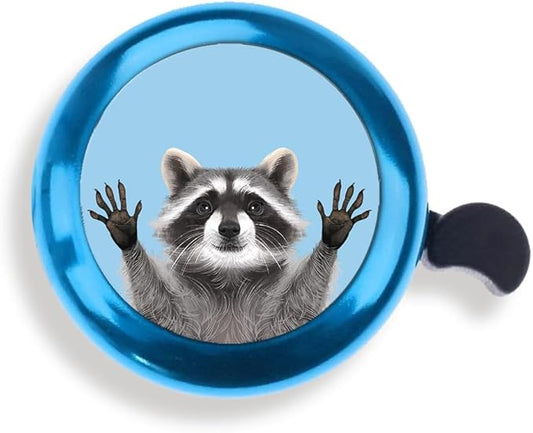 WIRESTER Blue Aluminum Round Bike Bell, Classic Ring Bicycle Bell, Bike Accessories Bell Ring for Adults Kids Girls Boys