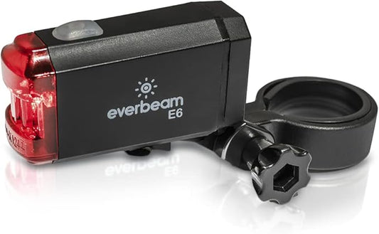 Everbeam Bike Lights Front and Back LED Bike Light Set. StVZO Rechargeable, for Night Riding, USB Bicycle Light Safety Light Beam for Cars