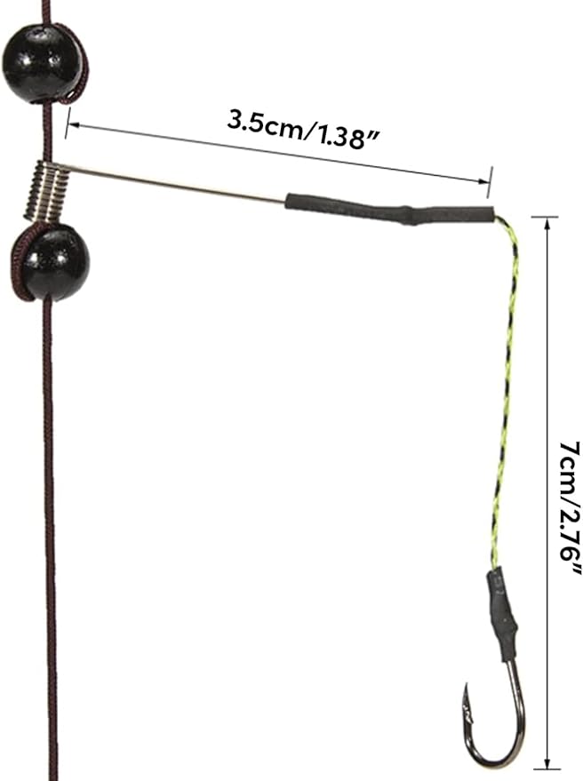 Carp Fishing Feeder Baits Cage, Spring Fish Feeder with Holder, Inline Methods Fishings Tackle Baits Hook Rigs Set Sinkers Cage Feeder Tackle Fishing Sinkers Weights