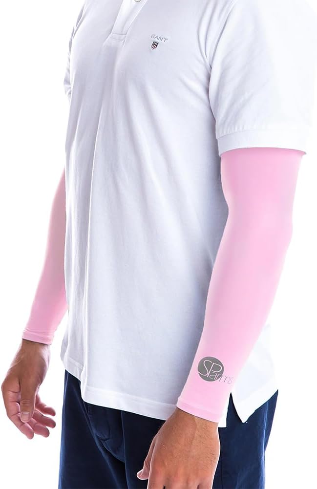 SParms Premium Sun Protection Arm Sleeves for Men and Women | Lightweight, Breathable Compression Arm Sleeves