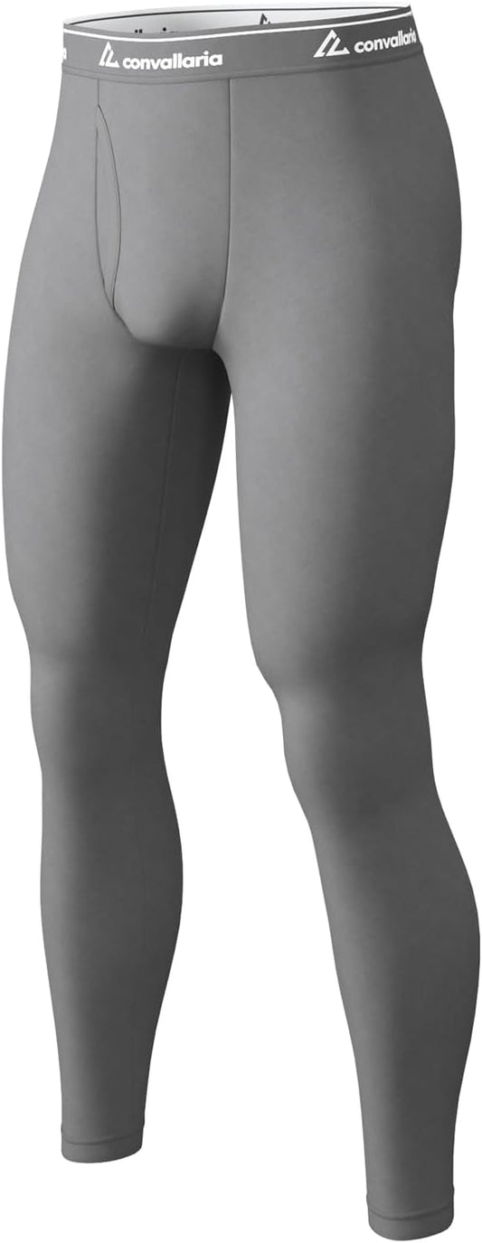 Men's Thermal Pants Fleece Lined Long Johns Compression Bottom Athletic Base Layer Cold Weather Gear 1 2 4 Pcs