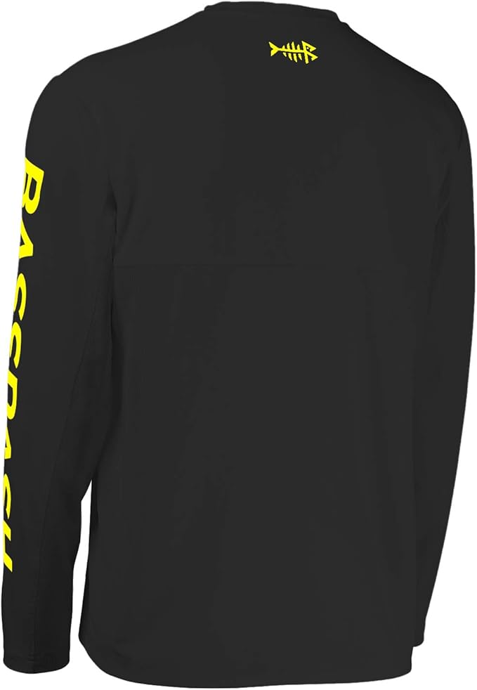 BASSDASH Fishing T Shirts for Men UV Sun Protection UPF 50+ Long Sleeve Tee T-Shirt