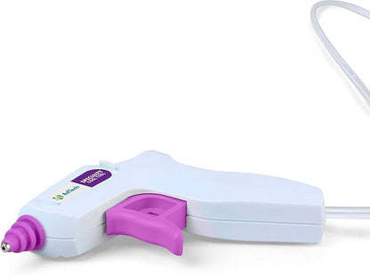 AdTech Cool Tool Kit with Low-Temp Glue Gun, White - Kid-Friendly, Safe for Crafting & Projects, Lightweight & Portable for Group Events