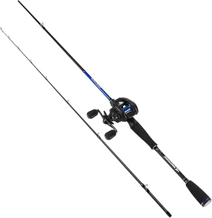 KastKing Centron Fishing Rod and Reel Combo, Spinning & Baitcasting Combos, IM6 Graphite 2Pc Blanks, Stainless Steel Guides with Ceramic Rings, Contoured EVA Handles & Fighting Butt