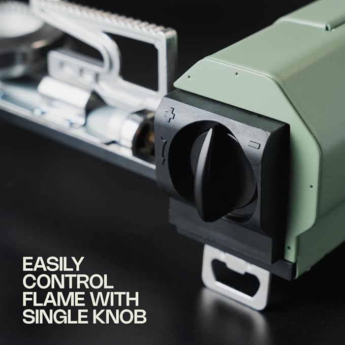 Portable Gas Stove - Reliable Gas Burners for Cooking - Outdoor Gas Stove, Indoor Gas Stove - Versatile Camping Stove - Safe Gas Cooking Burner - Gas Stove by Altena