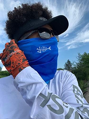 BASSDASH UPF 50+ UV Sun Protection Neck Gaiter Fishing Mask Hunting Kayaking Hiking Cycling Ski Sports
