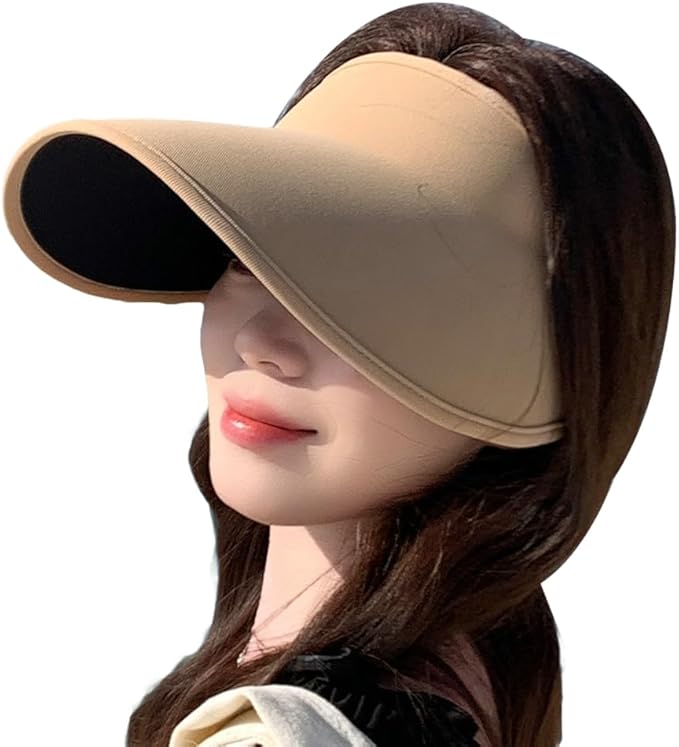 Sun Hats for Women Wide Brim UPF 50+ UV Protection Summer Beach Cap Adjustable Packable Sport Visors Tennis Golf
