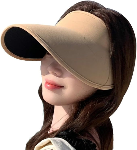 Sun Hats for Women Wide Brim UPF 50+ UV Protection Summer Beach Cap Adjustable Packable Sport Visors Tennis Golf