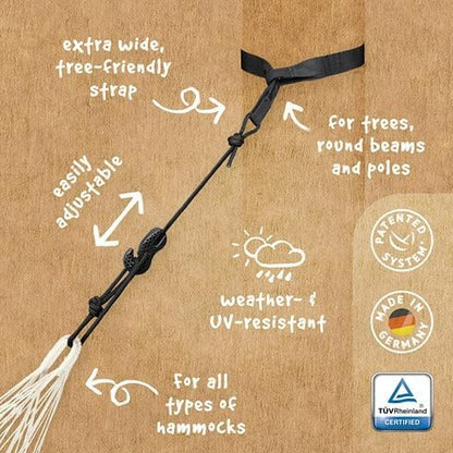 La Siesta® Large Double Brisa Classic Hammock, Outdoor Indoor Hammock Swing - Handmade Weather & Tear Resistant Patio Backyard Bedroom Hammock, Wave