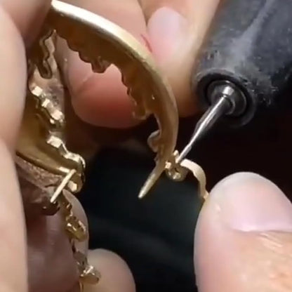 𝐋𝐮𝐨 𝐤𝐞 6 Pcs Jewelry Burr - 3/32'' Shank Cone Tapered Cross Cut Burs Jewelry Engraving Bits Lapidary Cutting Tools 008-023