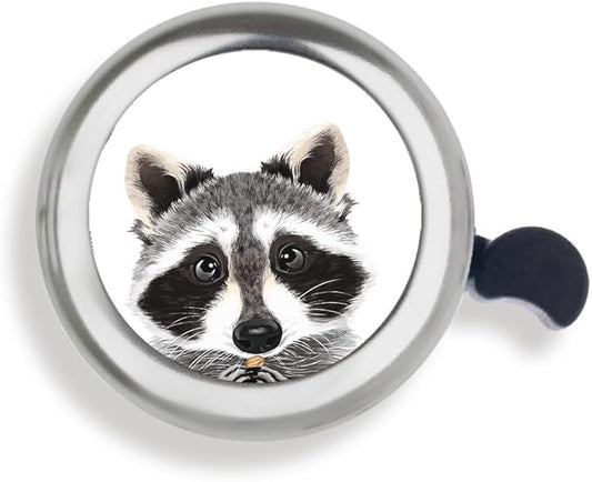 WIRESTER Silver Aluminum Round Bike Bell, Classic Ring Bicycle Bell, Bike Accessories Bell Ring for Adults Kids Girls Boys