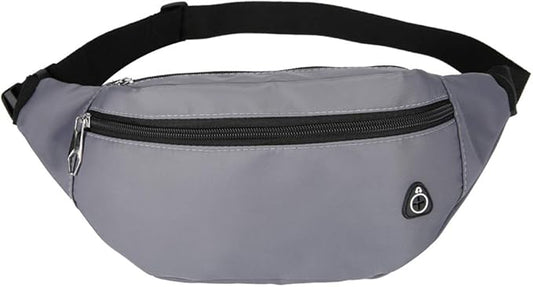 DAITET Crossbody Fanny Pack for Men&Women,Large Waist Bag & Hip Bum Bag with Adjustable Strap for Outdoors Workout Traveling Casual Running Hiking Cycling