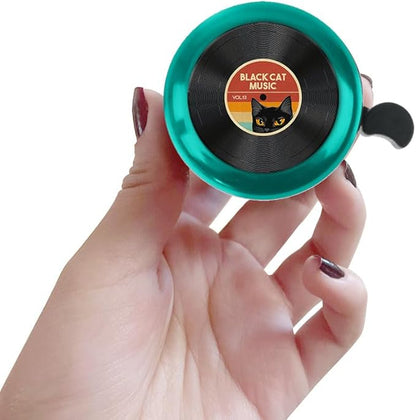 WIRESTER Green Aluminum Round Bike Bell, Classic Ring Bicycle Bell, Bike Accessories Bell Ring for Adults Kids Girls Boys