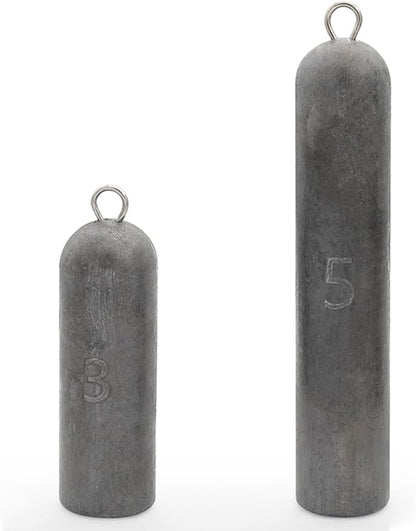 BLUEWING Deep Drop Weights Heavy Fishing Weights 3lb,5lb,8lb,10lb,12lb,15lb Fit in Rod Holder Lead Swordfish Sinker Fishing