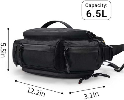reeyee Fanny Pack for Men Women Belt Bag Waterproof Waist Bag Adjustable Hip Bum Bag for Cycling Traveling Casual Running Hiking Climbing
