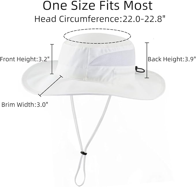 Connectyle Women's UPF 50+ Sun Hat UV Protection Wide Brim Bucket Hat Summer Beach Hats Fishing Hiking Outdoor Safari Hats