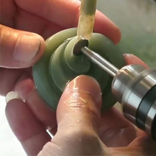 𝐋𝐮𝐨 𝐤𝐞 13 Pcs T Shape Diamond Burr - 3/32'' Shank Stone Carving Bits Diamond Burs for Rotary Tools includes