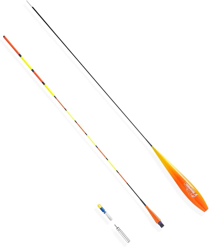 Fishing Bobbers, Light up Bobbers Night Fishing, Fishing Floats, Glow in The Dark Bobbers, Slip Bobbers for Fishing, Day or Night Fishing Gear, Deep Stillwater(3-6 Meters)