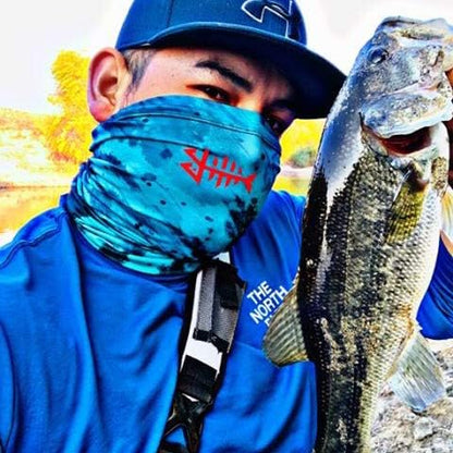 BASSDASH UPF 50+ UV Sun Protection Neck Gaiter Fishing Mask Hunting Kayaking Hiking Cycling Ski Sports