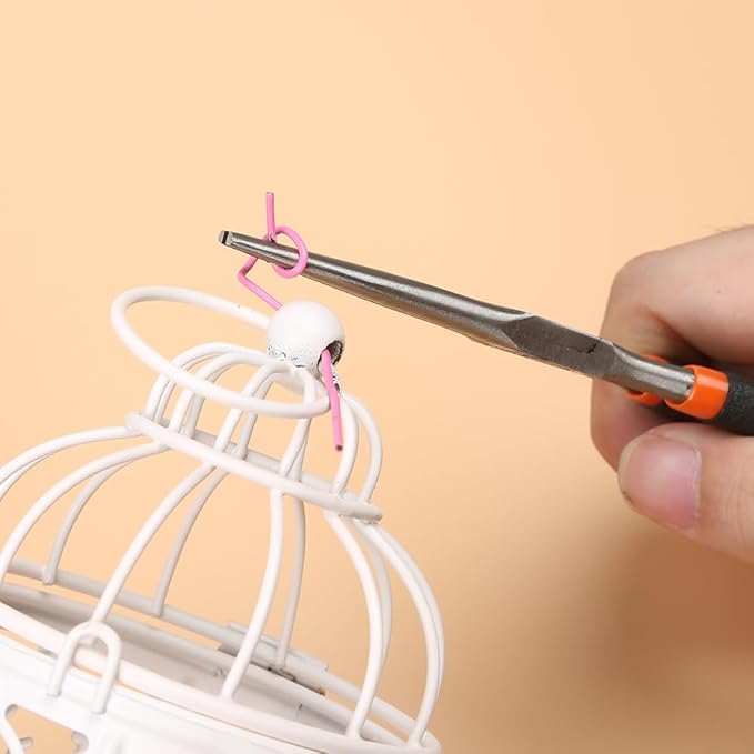 LIFEGOO 5 Pieces Mini Pliers Set – Durable Precision Tool Kit for Crafts, Jewelry & DIY, Includes Long Needle Nose, Bent Nose, Diagonal, End Cutting, Nipper (Black)