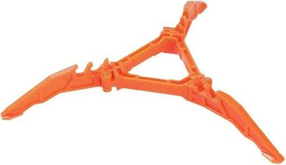 Orange Fuel Can Stabilizer for Camping Stoves,Mini Foldable Outdoor Camping Hiking Cooking Gas Tank Stove Stand,Stoves and Grills，Foldable Cartridge Canister Tripod Bracket for Hiking Camping Outdoor